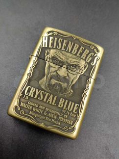 Зажигалка Zippo - Heisenberg's Crystal Blue
