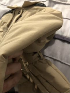 Пальто тренч утеплённое для девочки