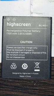 Highscreen Winjoy,BL-4G-l,Аккумулятор для телефона
