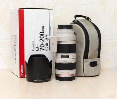 Полный комплект Canon EF 70-200mm f/2.8L USM + UV