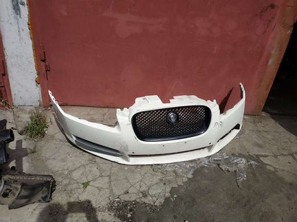 Jaguar xf бампер передний до рейсталинг