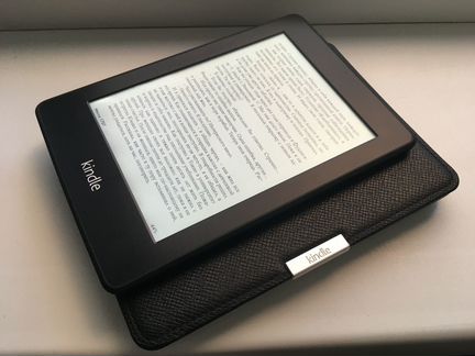Kindle Paperwhite 2 Гб WiFi + 3G со смарт чехлом