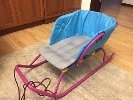 Тёплые детские санки, сьемные