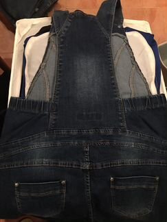 Джинсовый комбинезон для беременных