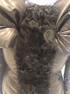 Куртка / жилет удлиненный с мехом каракуля