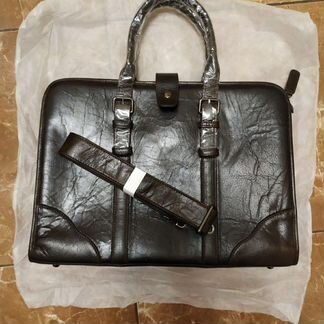 Сумка из натуральной кожи 7339BN коричневая