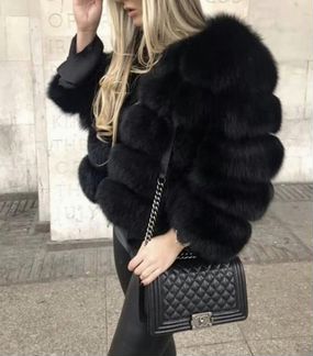 Шуба из песца