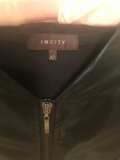 Кофта как кожаная, 42 р., Incity, б/у