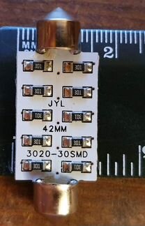 Лампа c5w 42mm диодная