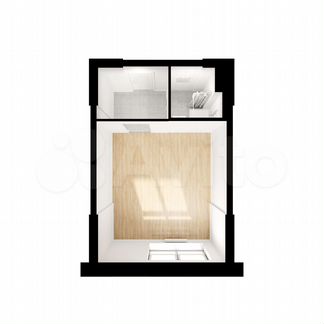 Апартаменты-студия, 26.4 м², 14/28 эт.