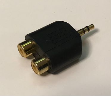 Переходник 2хrca (тюльпаны) - mini-jack