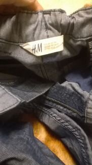 Джинсы H&M и брюки (штаны) джинсового типа